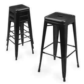 4 Pcs 30.5" Stackable Bar Stool
