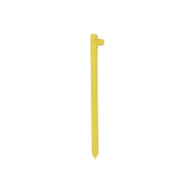 5/8" x  12" Tent Stake - Hot Forged Tent Pin - Yellow