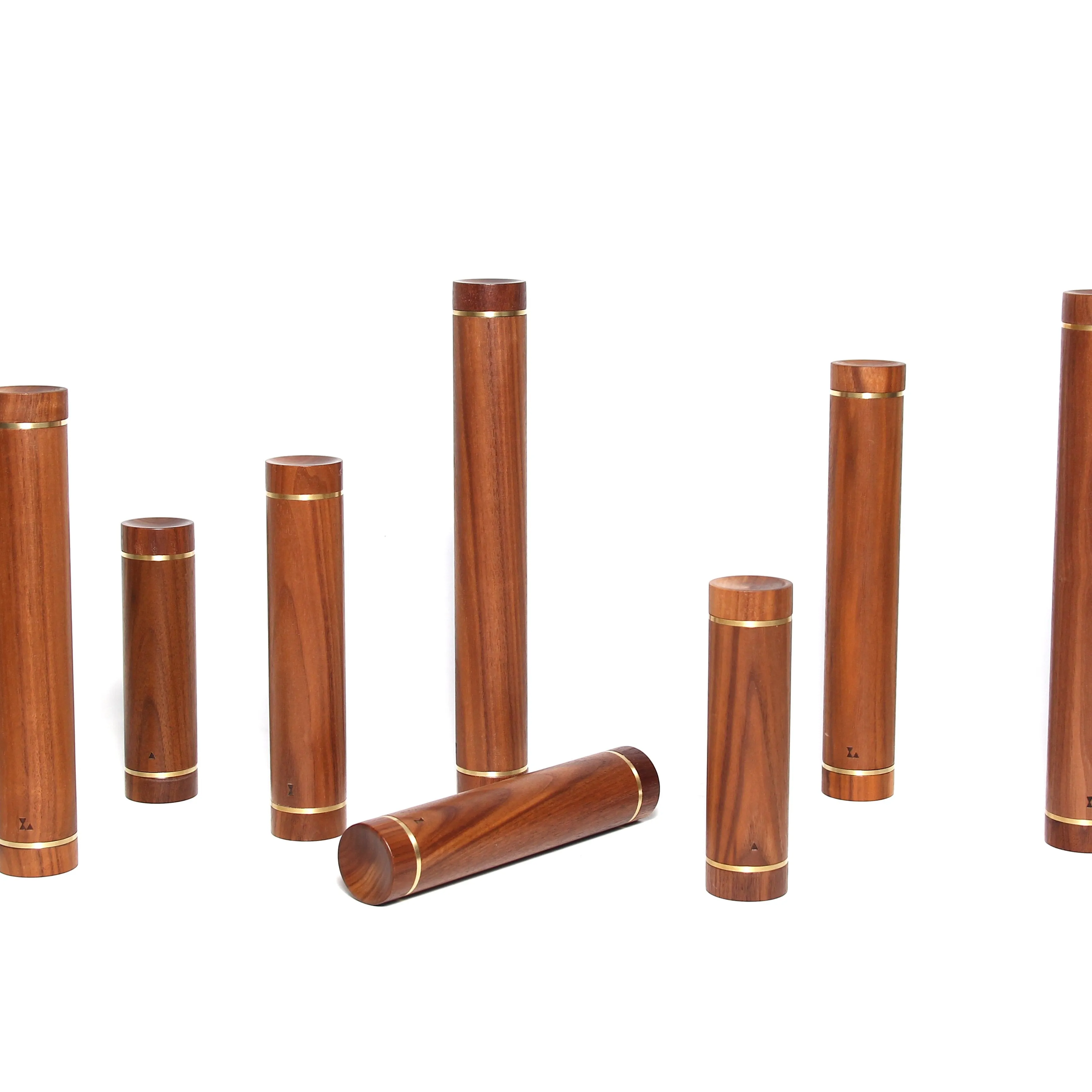 American Walnut Dumbbell Set