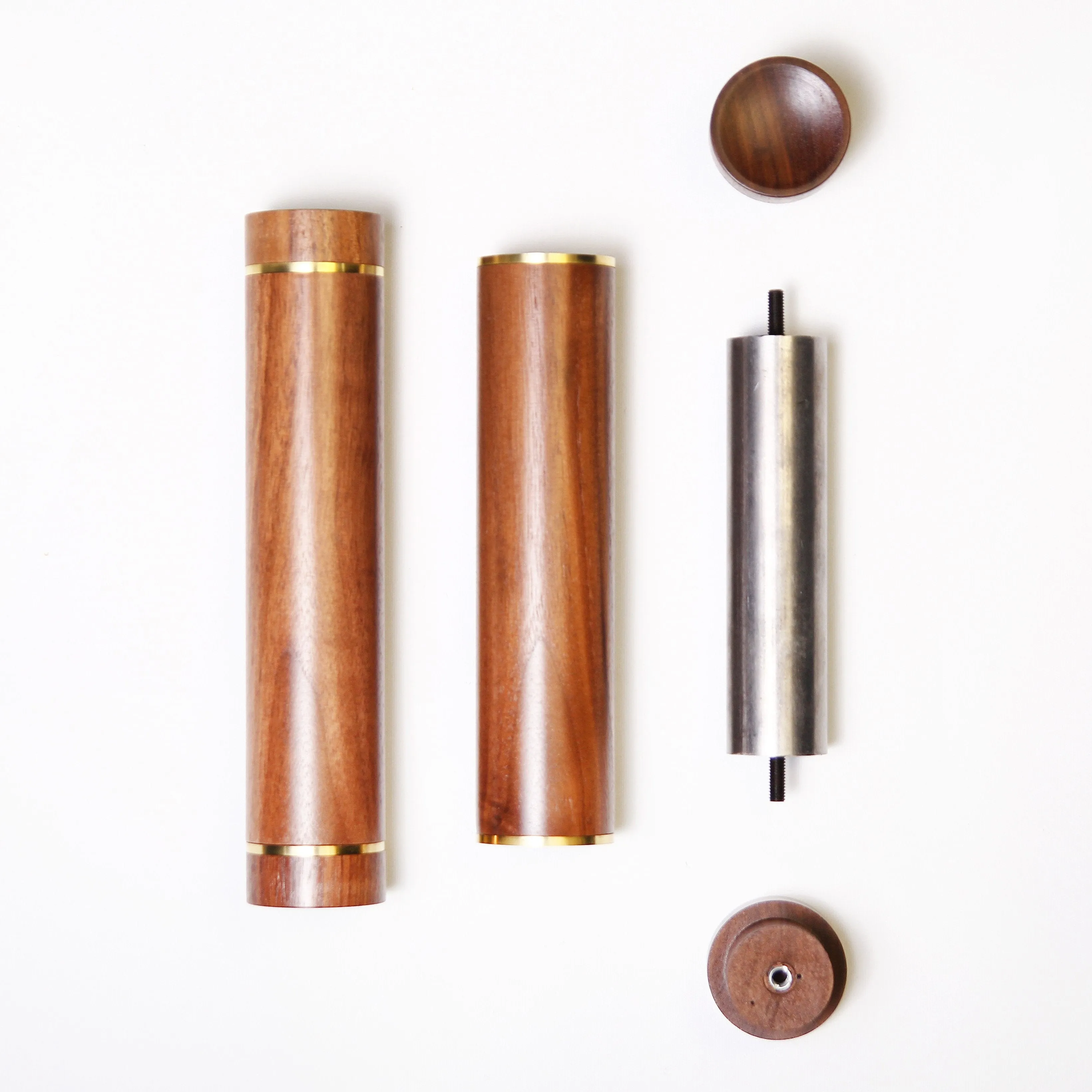 American Walnut Dumbbell Set