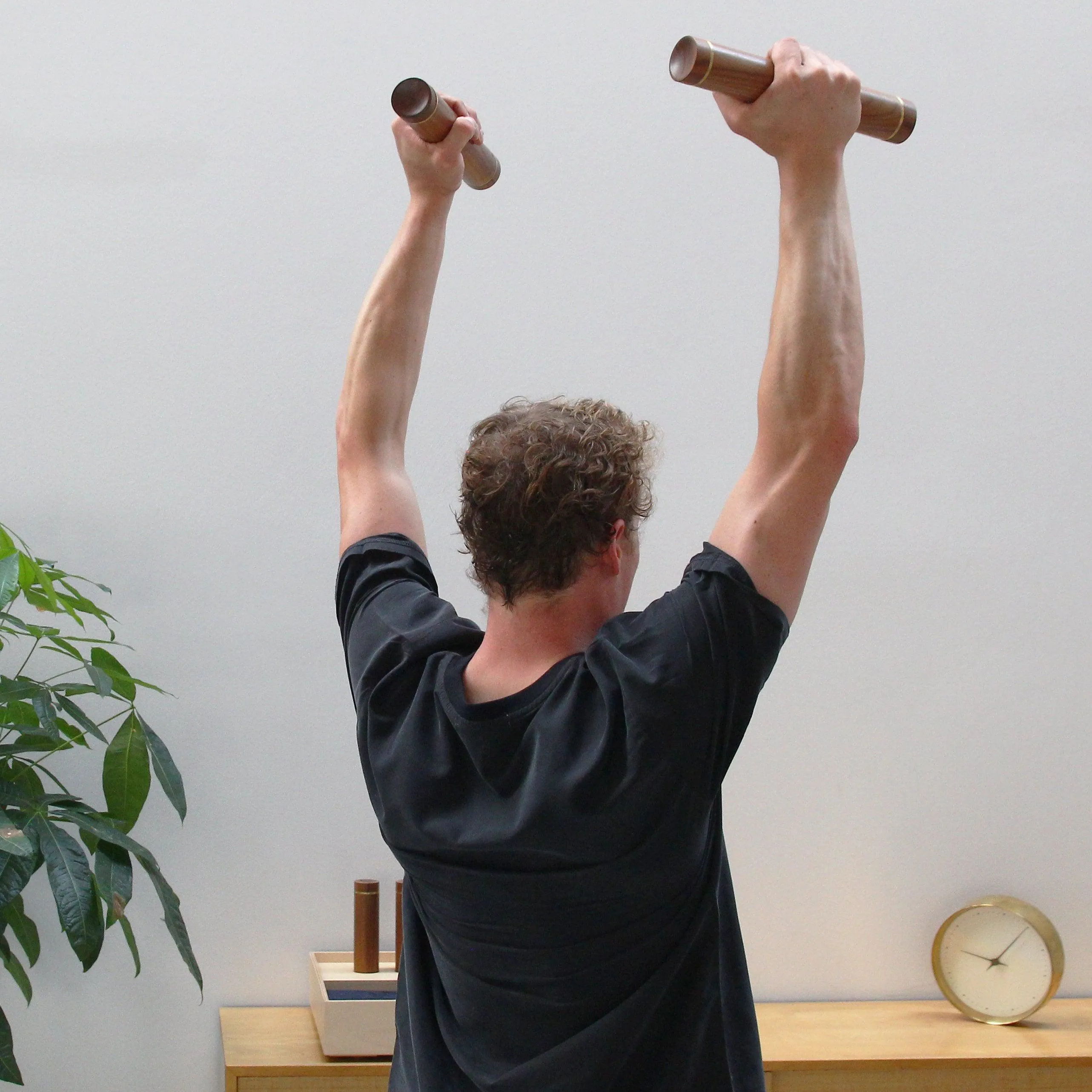 American Walnut Dumbbell Set