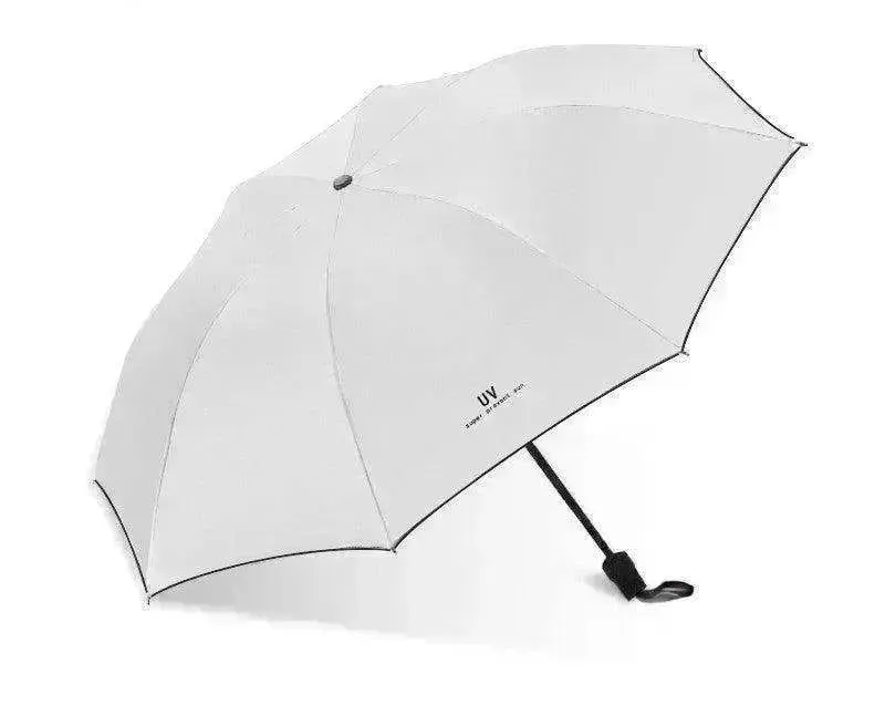 Automatic Lady's Rain & Sun Folding Umbrella