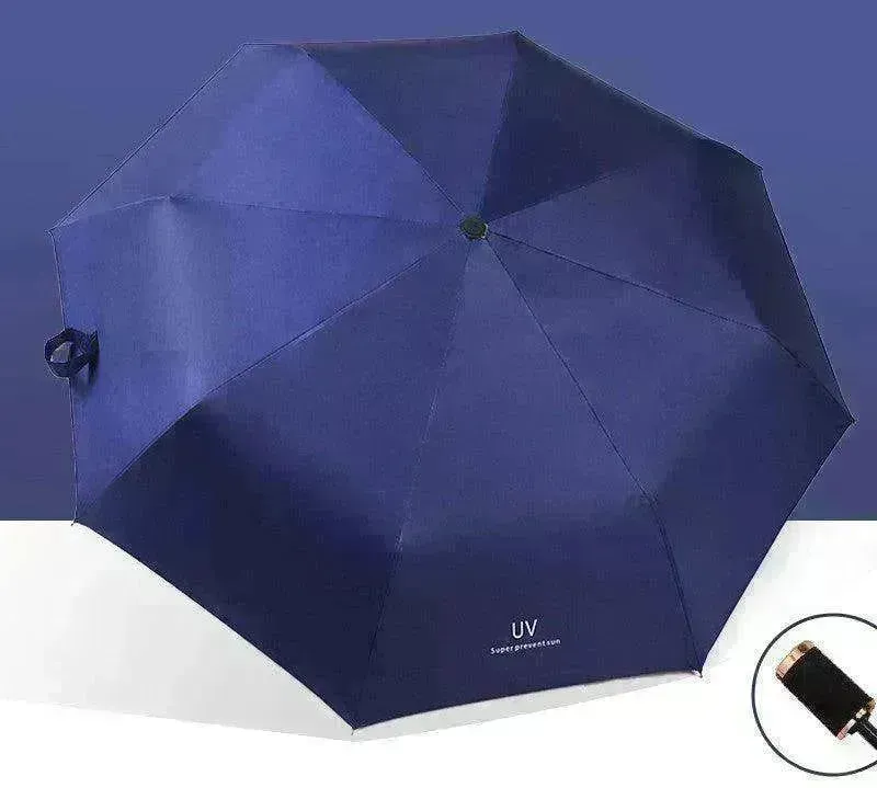 Automatic Lady's Rain & Sun Folding Umbrella
