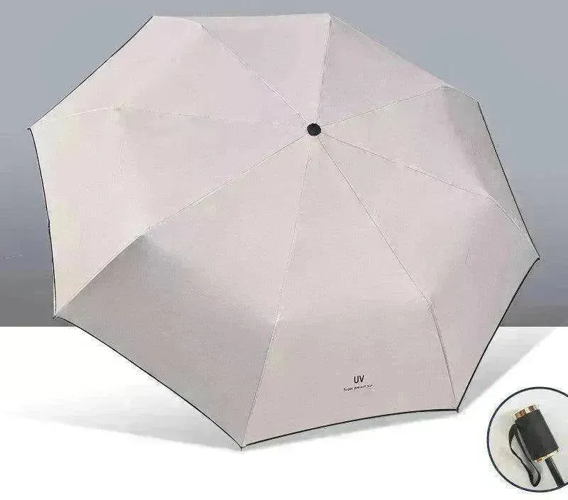 Automatic Lady's Rain & Sun Folding Umbrella