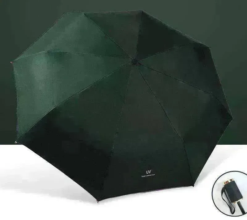 Automatic Lady's Rain & Sun Folding Umbrella