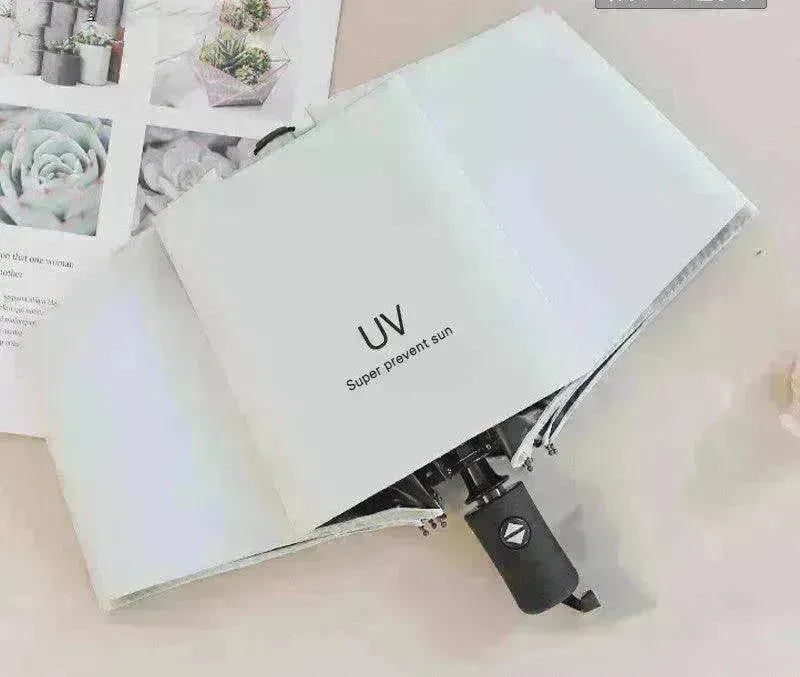 Automatic Lady's Rain & Sun Folding Umbrella
