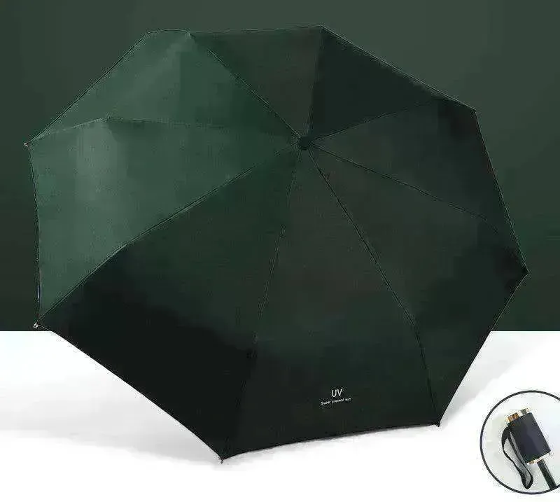 Automatic Lady's Rain & Sun Folding Umbrella