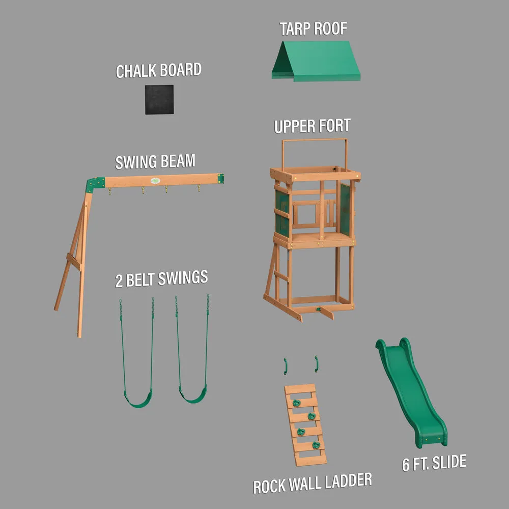 BYD Buckley Hill Playtower with Swing And Slide