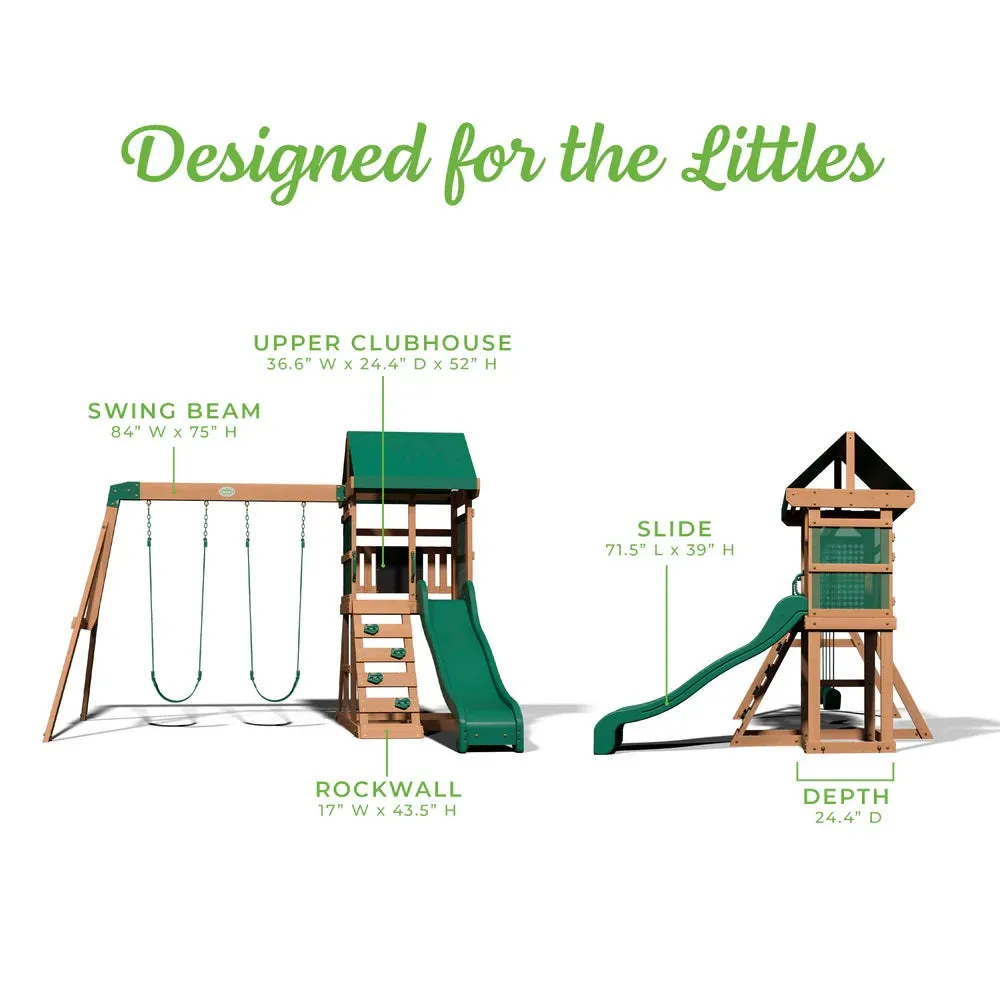 BYD Buckley Hill Playtower with Swing And Slide