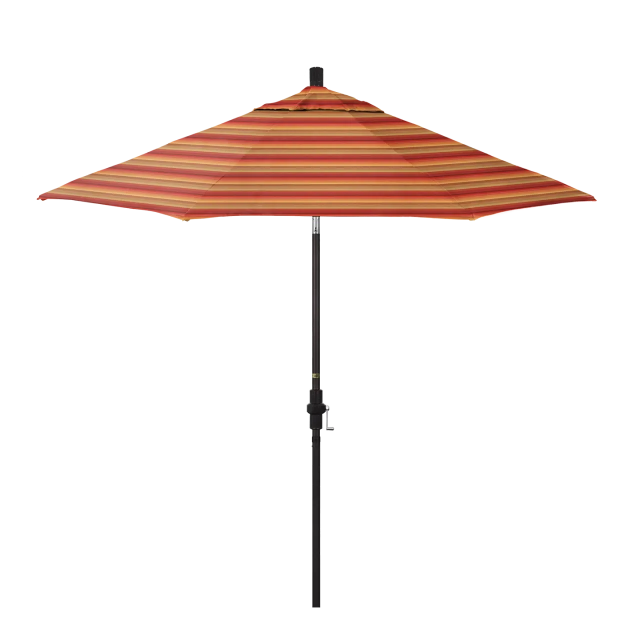 California Umbrella Sun Master Series 9 ft Patio Umbrella - Stylish Collar Tilt with Crank Lift for Easy Use