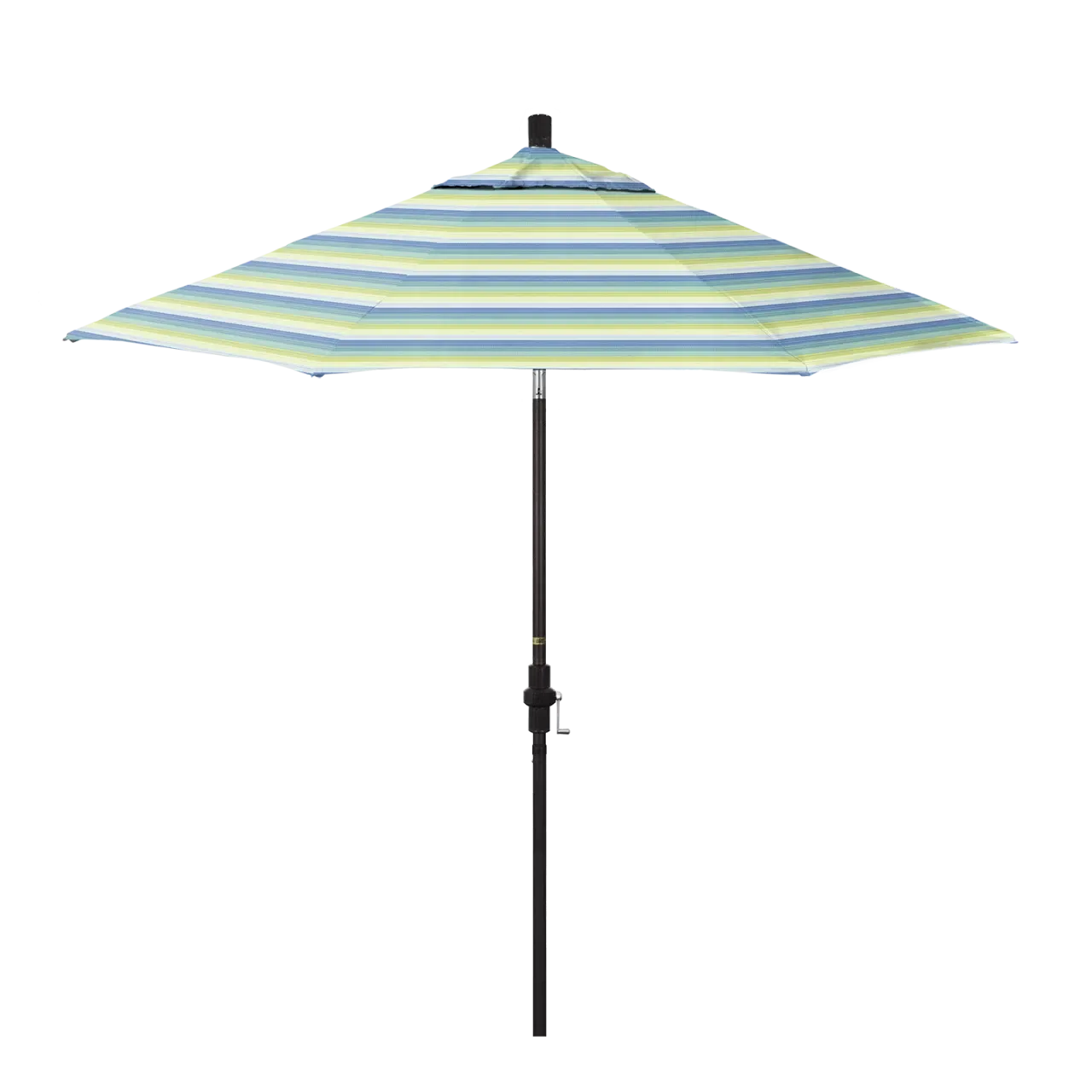 California Umbrella Sun Master Series 9 ft Patio Umbrella - Stylish Collar Tilt with Crank Lift for Easy Use