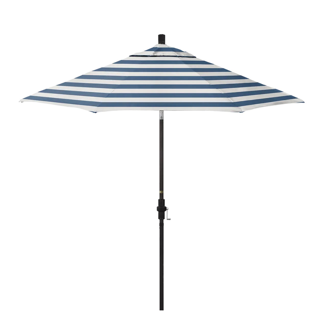 California Umbrella Sun Master Series 9 ft Patio Umbrella - Stylish Collar Tilt with Crank Lift for Easy Use