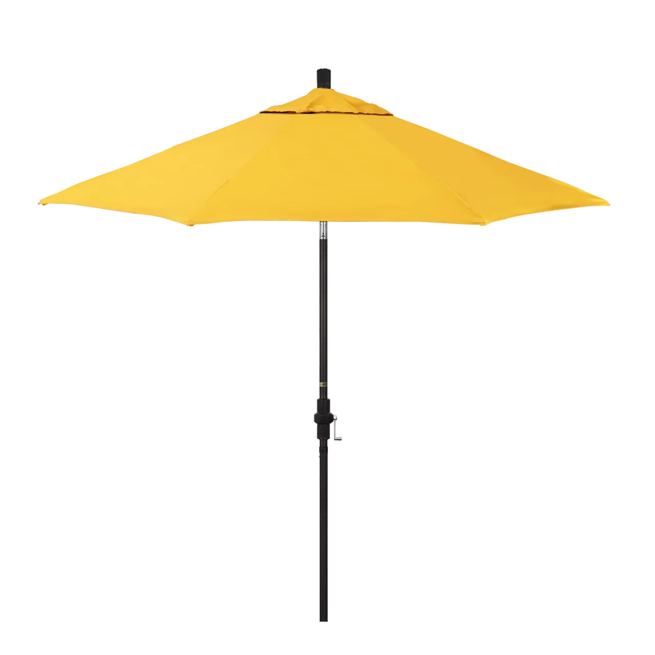 California Umbrella Sun Master Series 9 ft Patio Umbrella - Stylish Collar Tilt with Crank Lift for Easy Use
