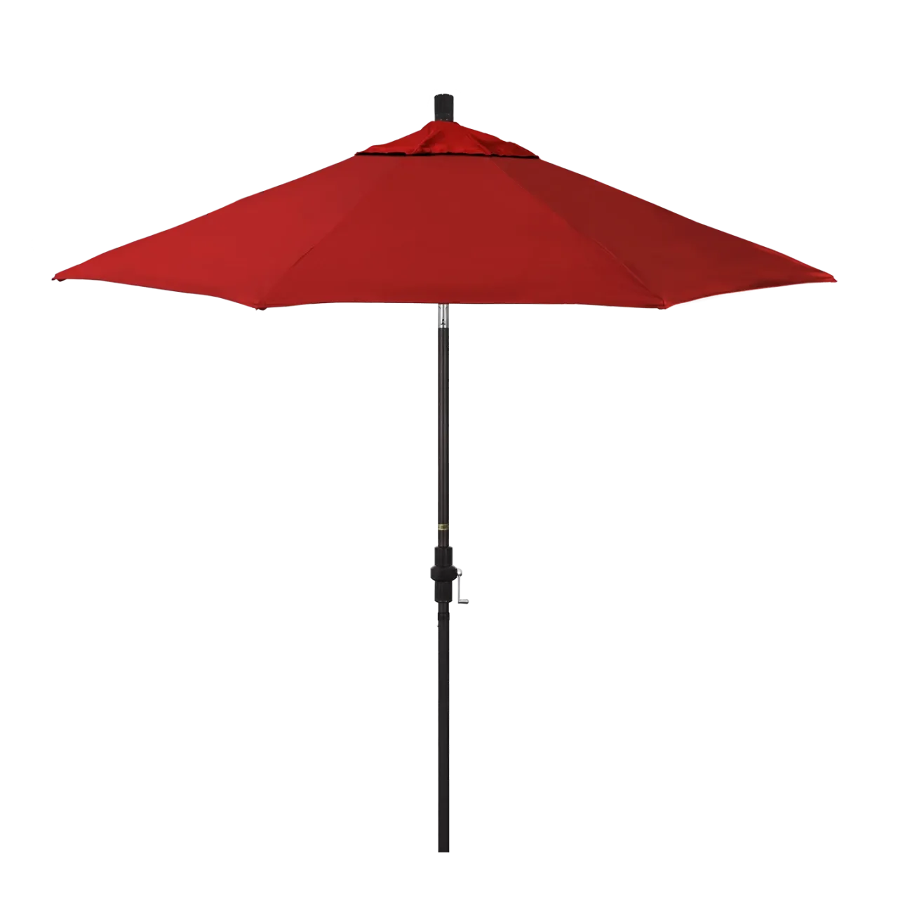 California Umbrella Sun Master Series 9 ft Patio Umbrella - Stylish Collar Tilt with Crank Lift for Easy Use