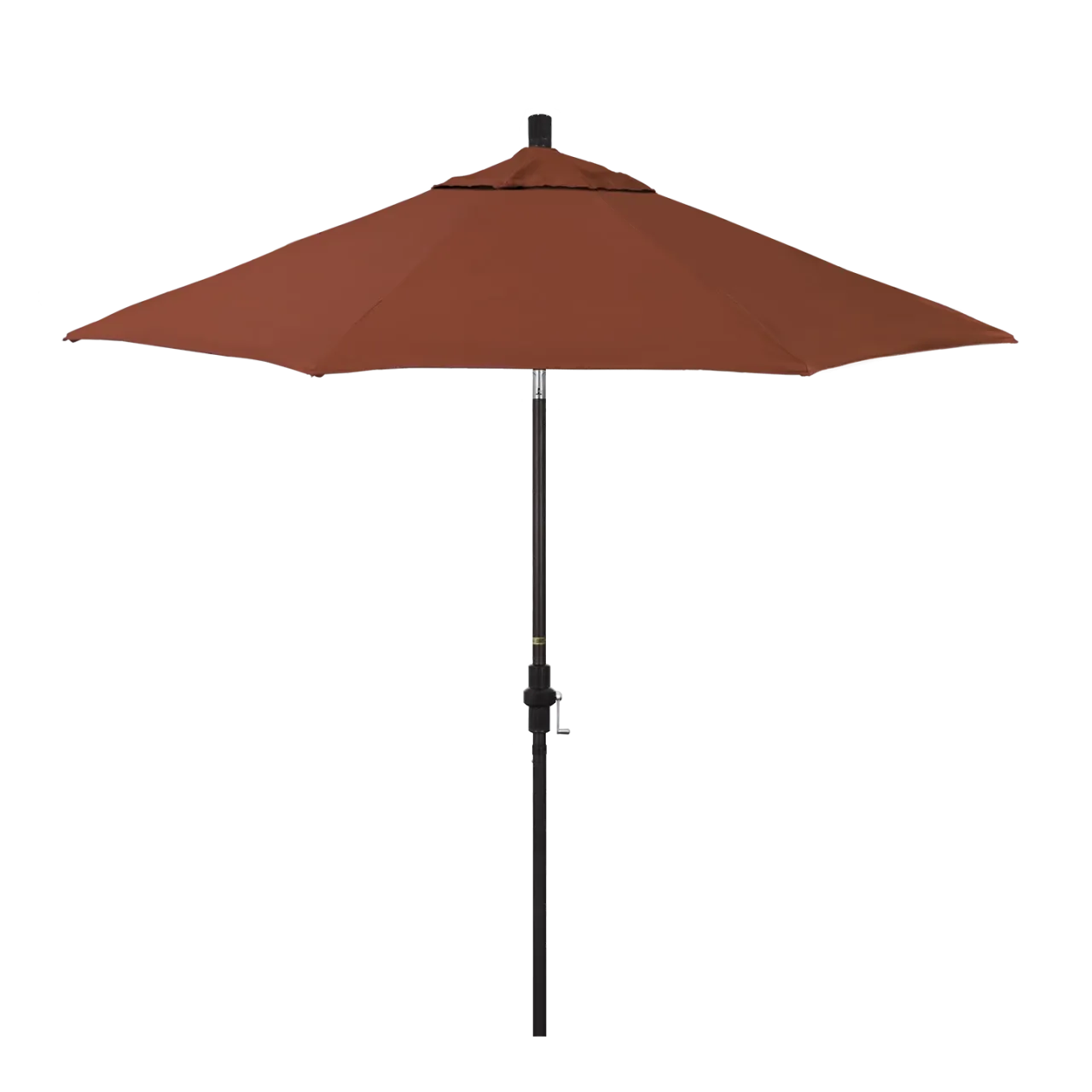 California Umbrella Sun Master Series 9 ft Patio Umbrella - Stylish Collar Tilt with Crank Lift for Easy Use