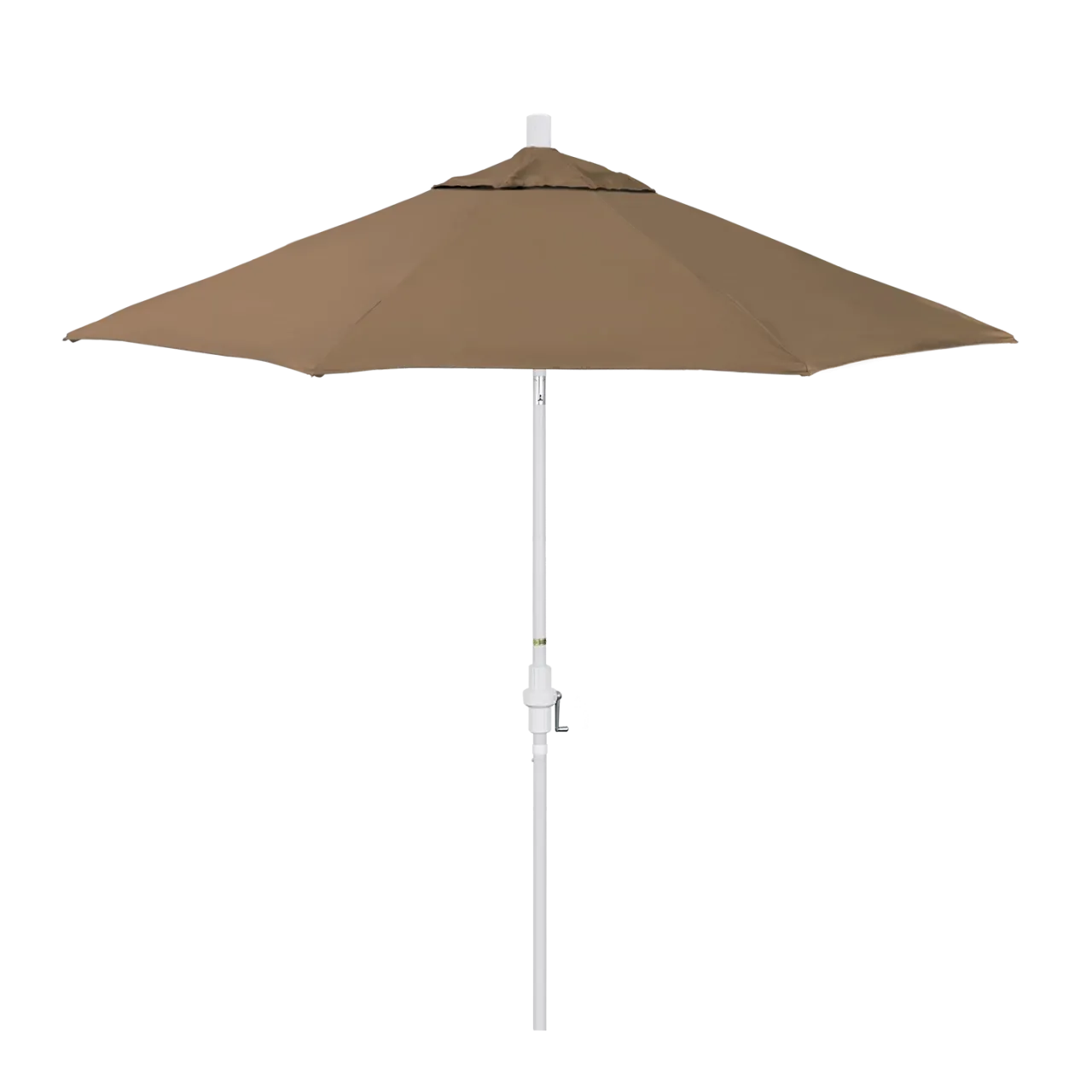 California Umbrella Sun Master Series 9 ft Patio Umbrella - Stylish Collar Tilt with Crank Lift for Easy Use