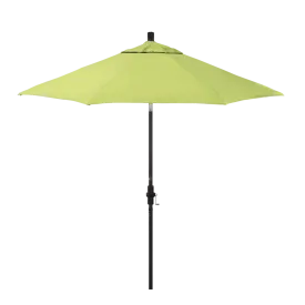 California Umbrella Sun Master Series 9 ft Patio Umbrella - Stylish Collar Tilt with Crank Lift for Easy Use