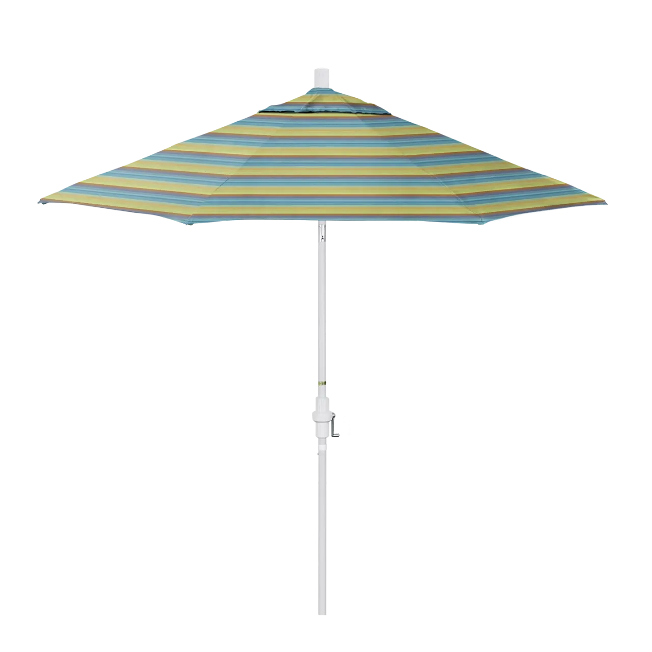 California Umbrella Sun Master Series 9 ft Patio Umbrella - Stylish Collar Tilt with Crank Lift for Easy Use