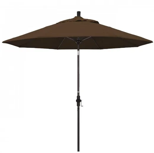 California Umbrella Sun Master Series 9 ft Patio Umbrella - Stylish Collar Tilt with Crank Lift for Easy Use
