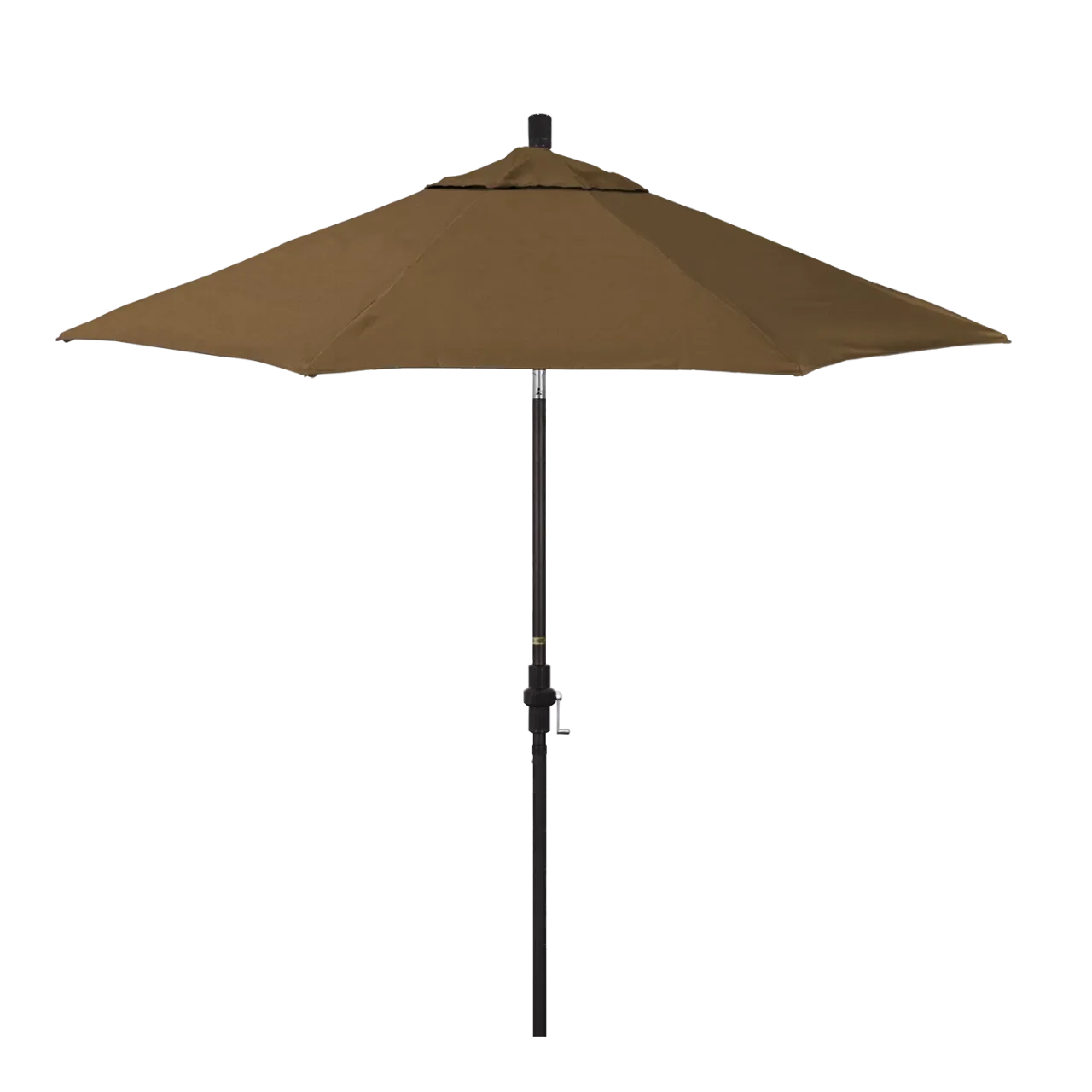 California Umbrella Sun Master Series 9 ft Patio Umbrella - Stylish Collar Tilt with Crank Lift for Easy Use