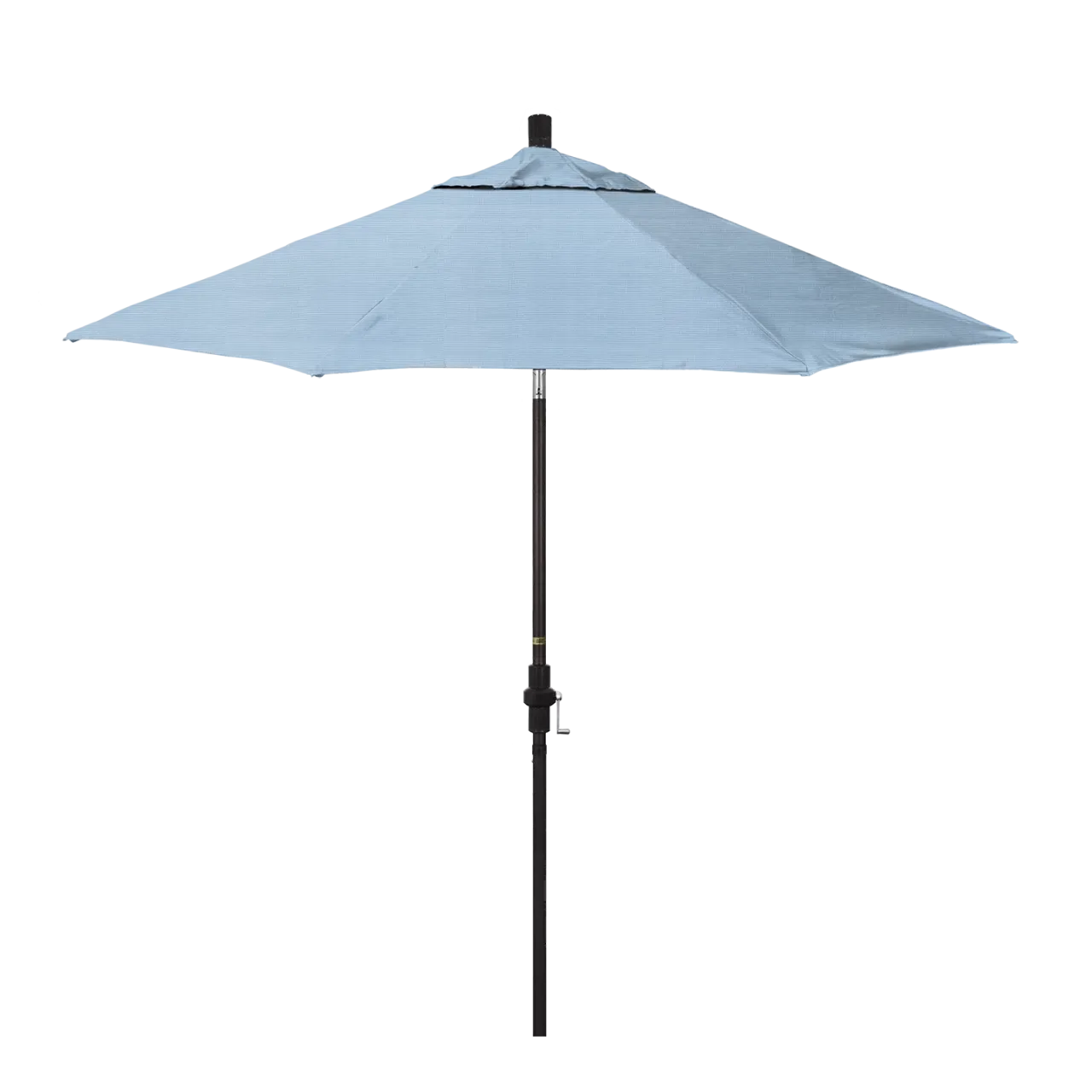 California Umbrella Sun Master Series 9 ft Patio Umbrella - Stylish Collar Tilt with Crank Lift for Easy Use