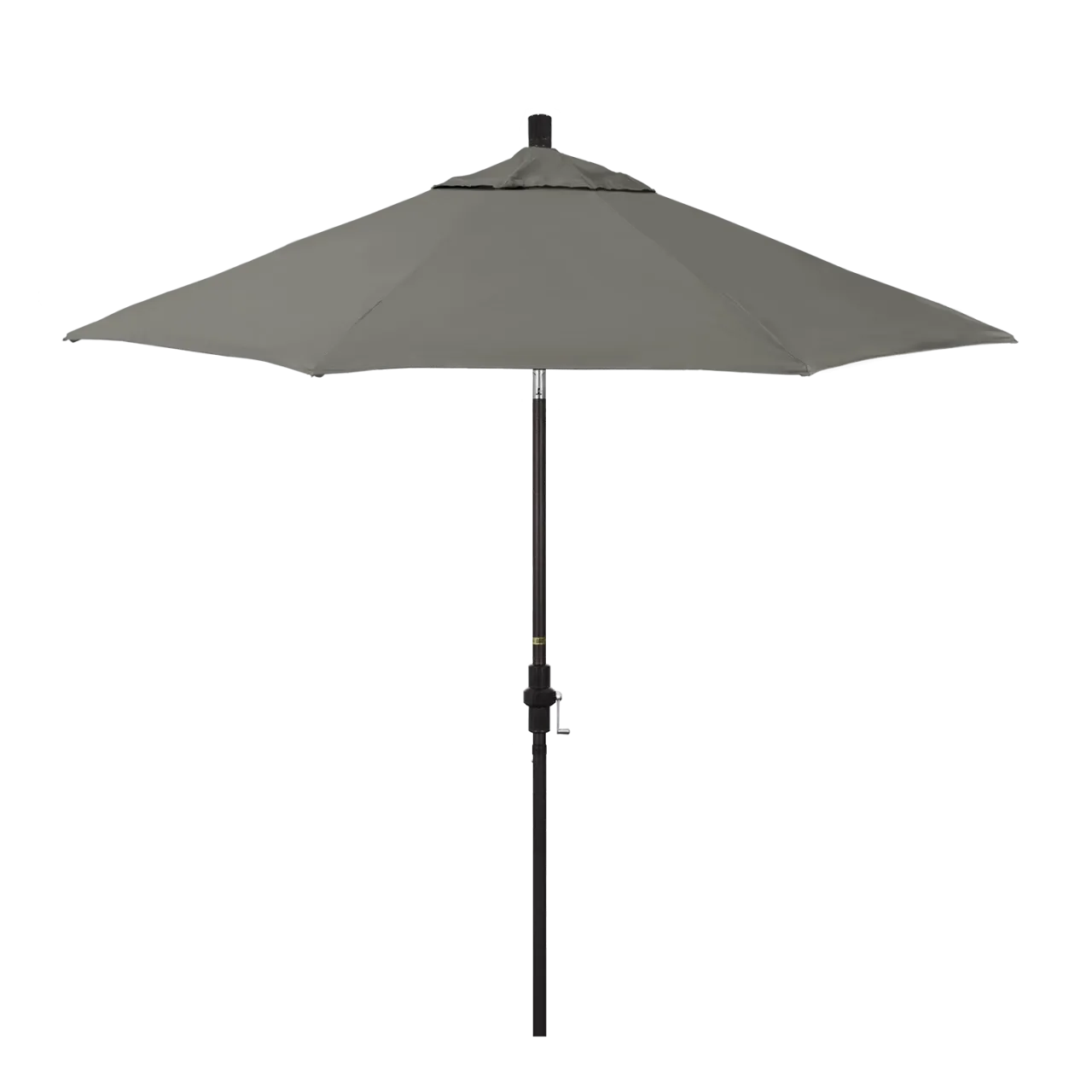 California Umbrella Sun Master Series 9 ft Patio Umbrella - Stylish Collar Tilt with Crank Lift for Easy Use