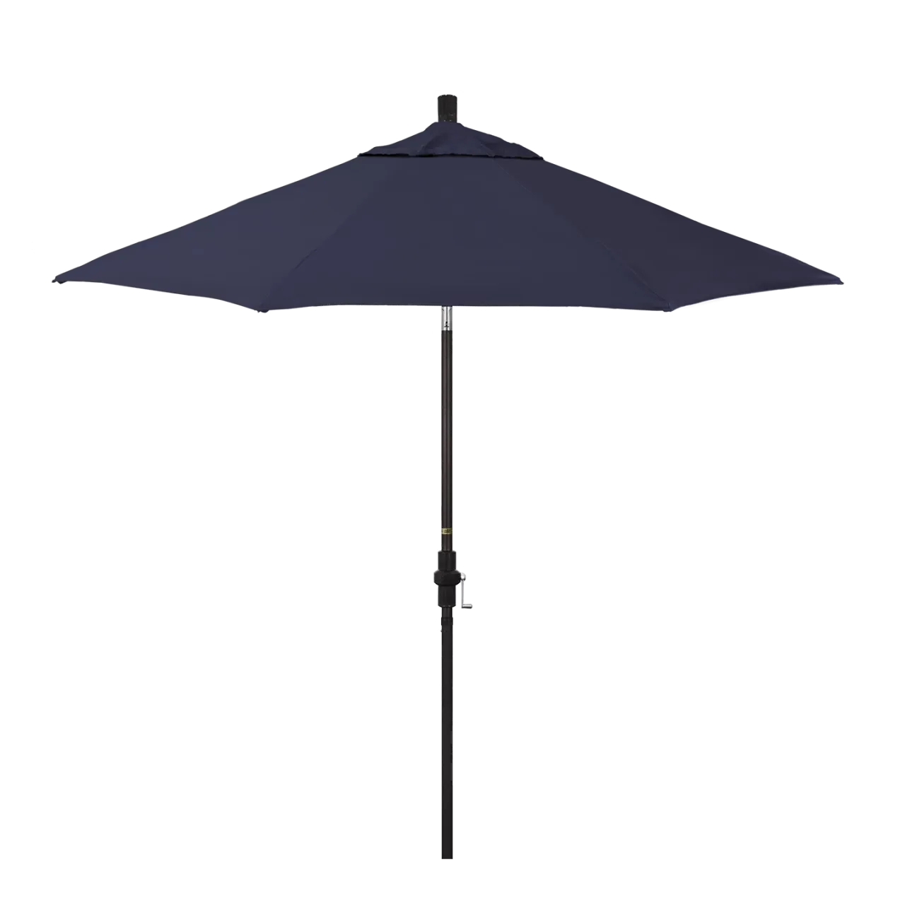 California Umbrella Sun Master Series 9 ft Patio Umbrella - Stylish Collar Tilt with Crank Lift for Easy Use
