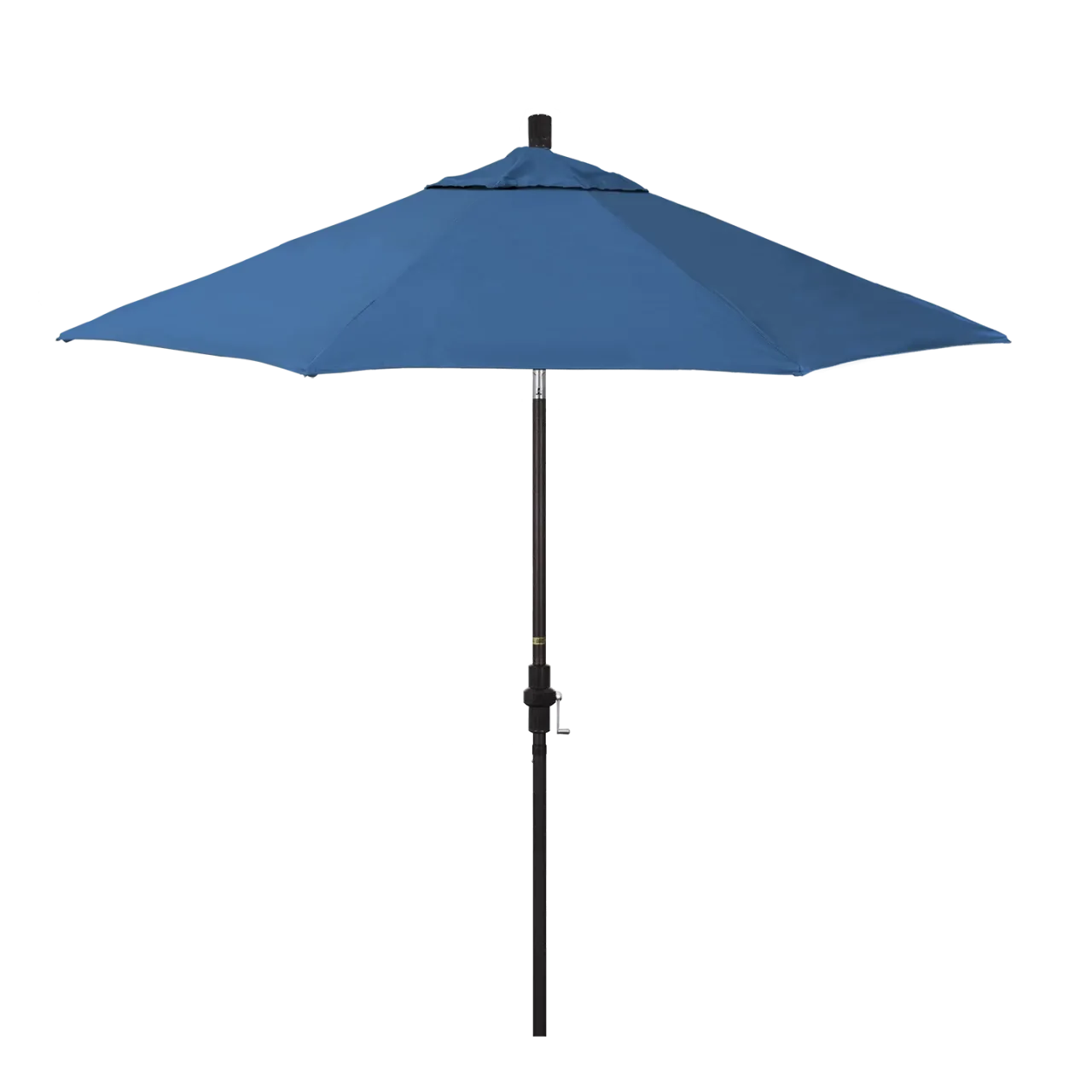 California Umbrella Sun Master Series 9 ft Patio Umbrella - Stylish Collar Tilt with Crank Lift for Easy Use