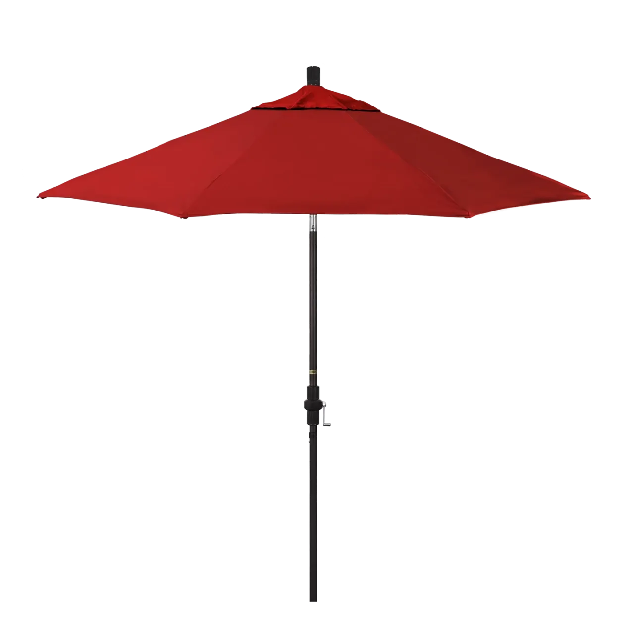 California Umbrella Sun Master Series 9 ft Patio Umbrella - Stylish Collar Tilt with Crank Lift for Easy Use