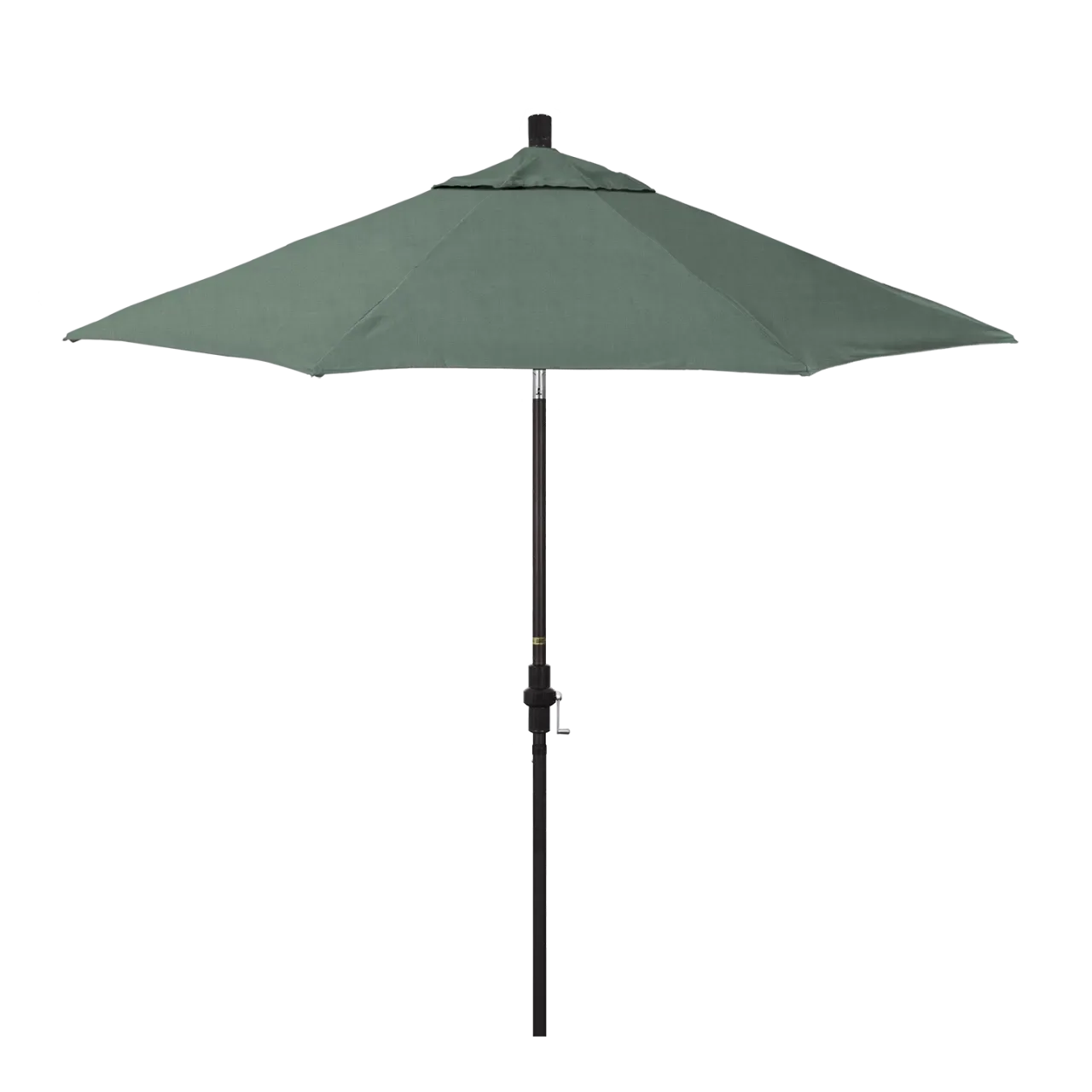 California Umbrella Sun Master Series 9 ft Patio Umbrella - Stylish Collar Tilt with Crank Lift for Easy Use