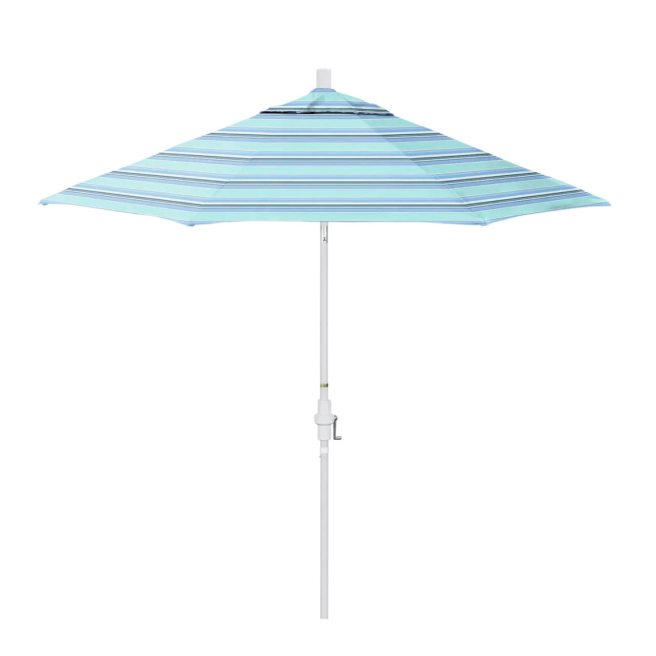 California Umbrella Sun Master Series 9 ft Patio Umbrella - Stylish Collar Tilt with Crank Lift for Easy Use