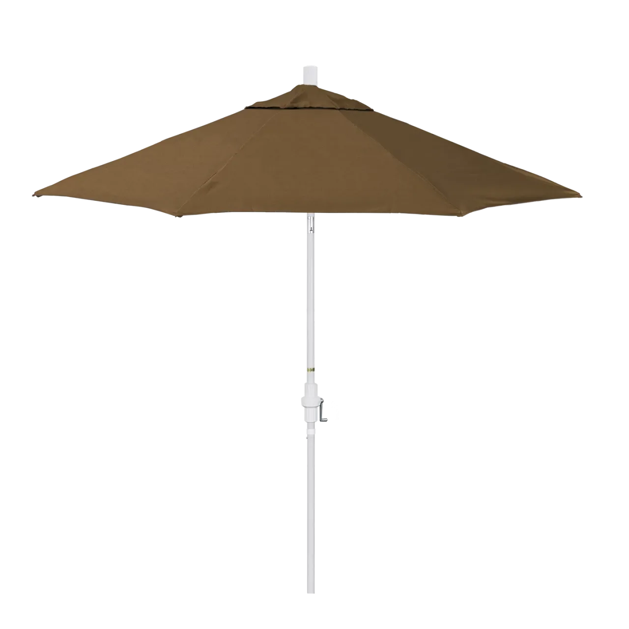California Umbrella Sun Master Series 9 ft Patio Umbrella - Stylish Collar Tilt with Crank Lift for Easy Use