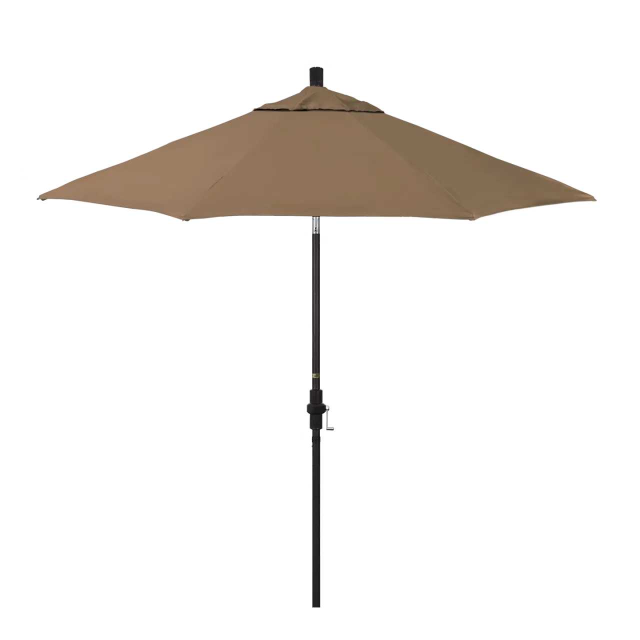 California Umbrella Sun Master Series 9 ft Patio Umbrella - Stylish Collar Tilt with Crank Lift for Easy Use