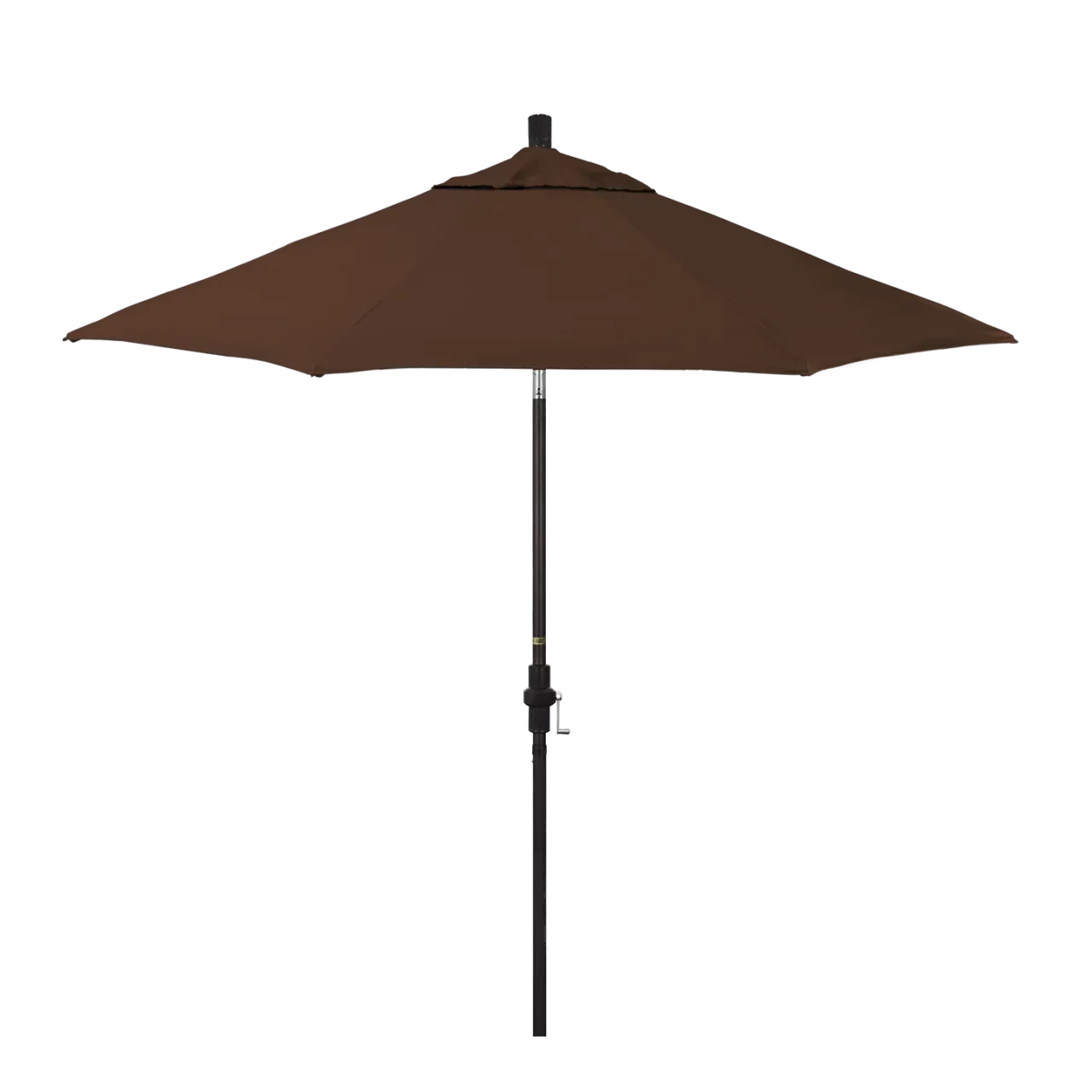 California Umbrella Sun Master Series 9 ft Patio Umbrella - Stylish Collar Tilt with Crank Lift for Easy Use