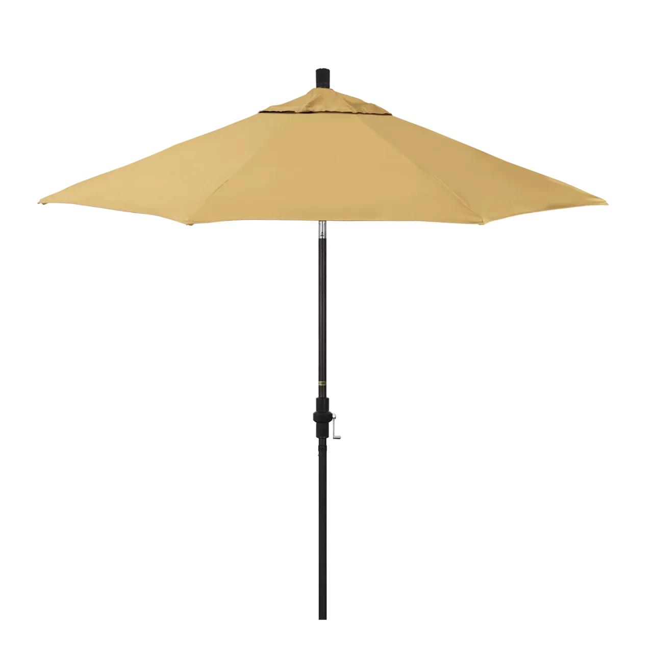 California Umbrella Sun Master Series 9 ft Patio Umbrella - Stylish Collar Tilt with Crank Lift for Easy Use