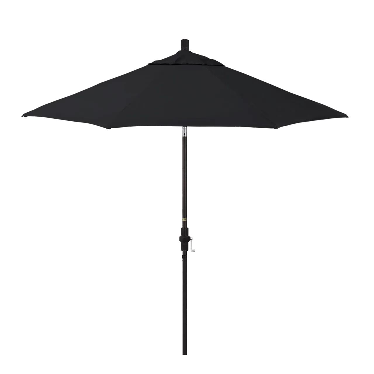 California Umbrella Sun Master Series 9 ft Patio Umbrella - Stylish Collar Tilt with Crank Lift for Easy Use
