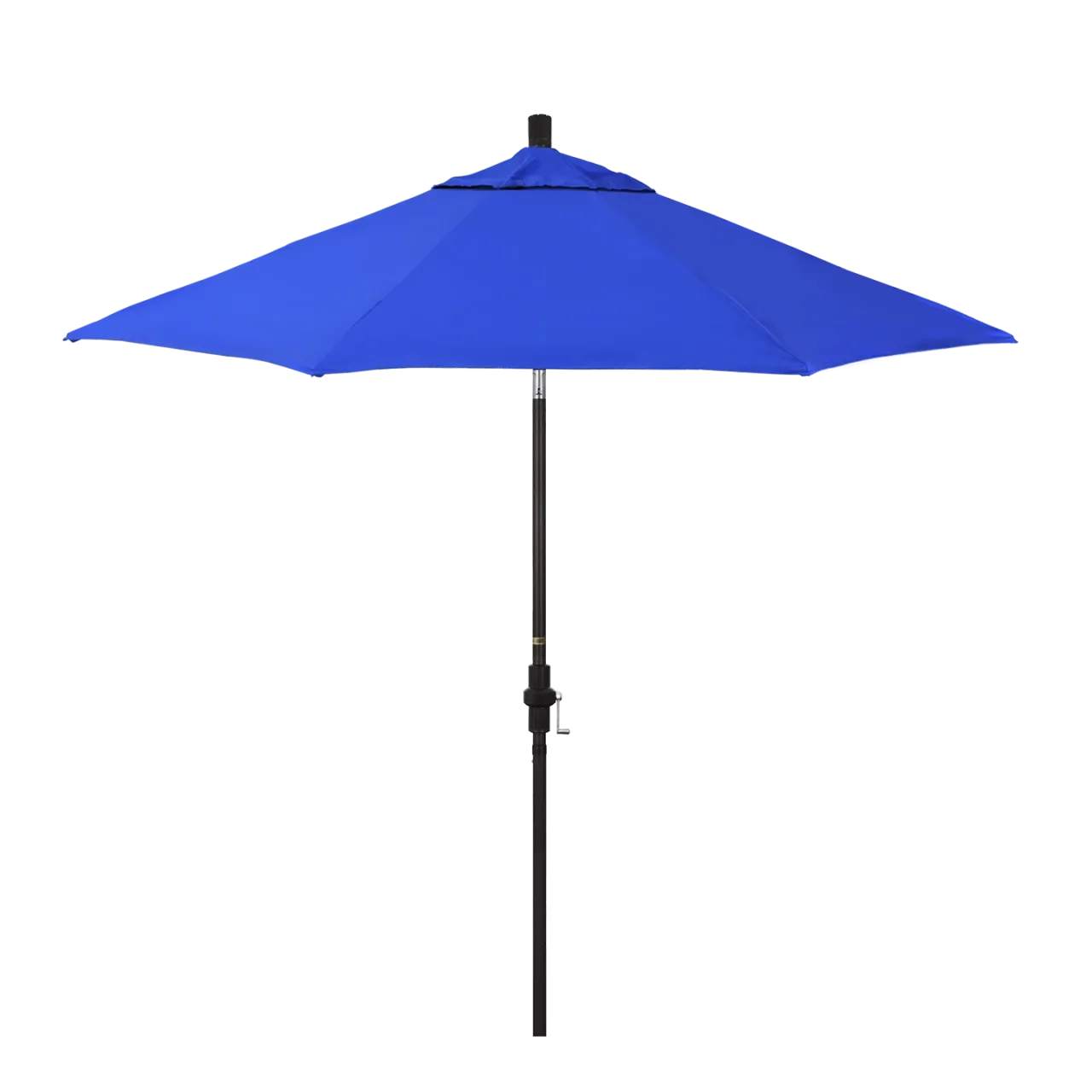 California Umbrella Sun Master Series 9 ft Patio Umbrella - Stylish Collar Tilt with Crank Lift for Easy Use