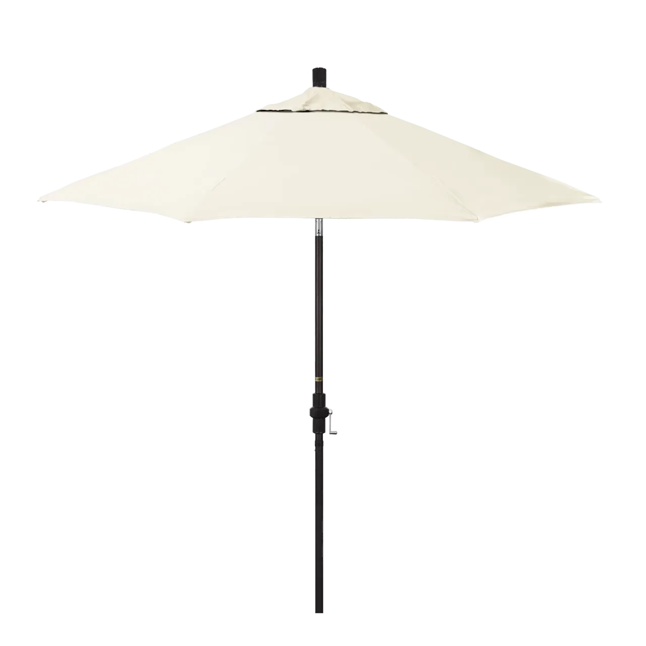 California Umbrella Sun Master Series 9 ft Patio Umbrella - Stylish Collar Tilt with Crank Lift for Easy Use