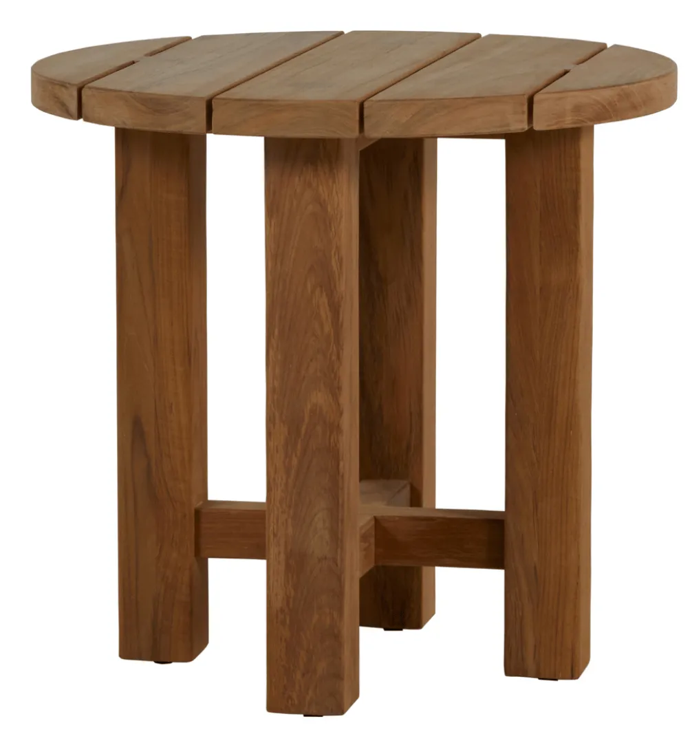 Cape Cod Outdoor Side Table - Natural or Oyster Teak