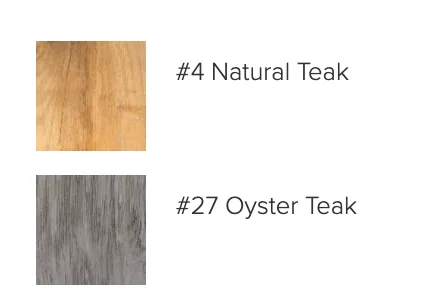 Cape Cod Outdoor Side Table - Natural or Oyster Teak