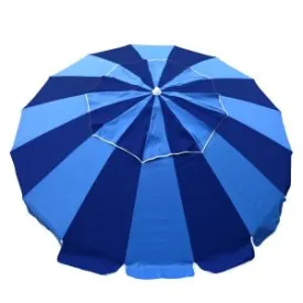 Carnivale 240cm Beach Umbrella - Royal & Navy