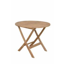 Chester 32" Round Folding Picnic Table By Anderson Teak
