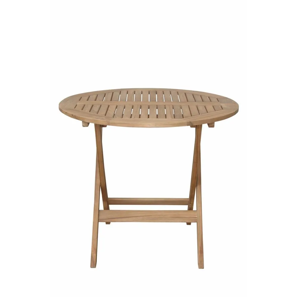 Chester 32" Round Folding Picnic Table By Anderson Teak