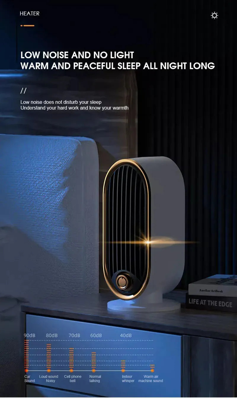 Compact Electric Heater Fan