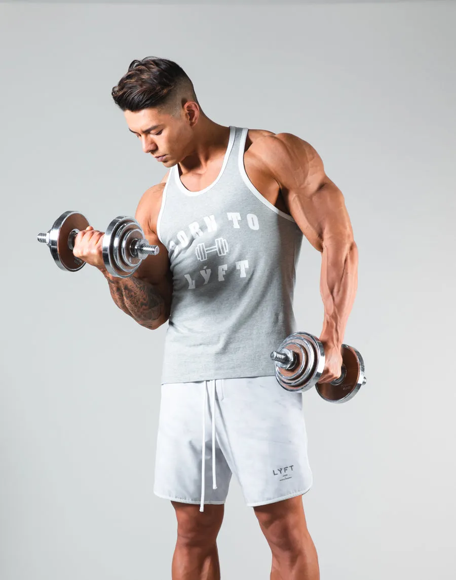 Dumbbel Logo Training Tanktop- Grey