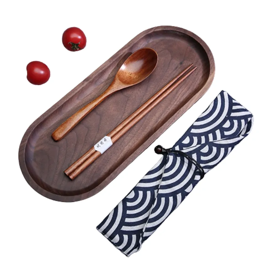 Funki Buys | Cutlery Sets | Portable 2-3-Pcs Wooden Cutlery Set | Eco