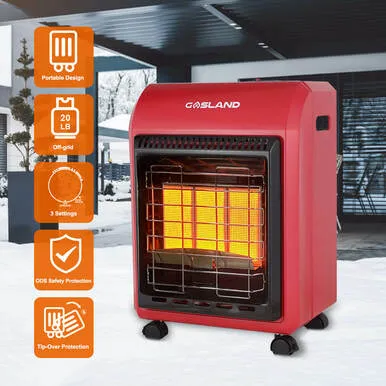 Gasland Outdoor Portable Cabinet Heater - Red