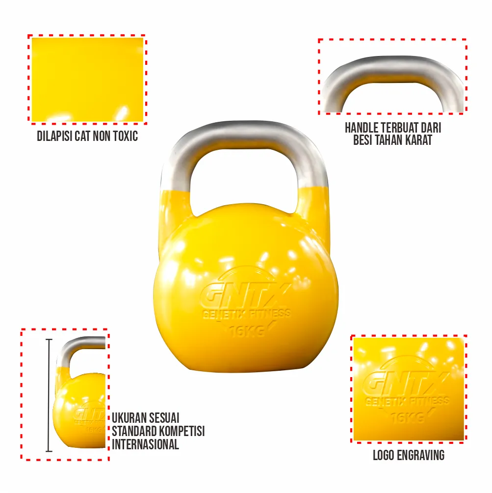 GENETIX FIT Competition Kettlebell 16KG