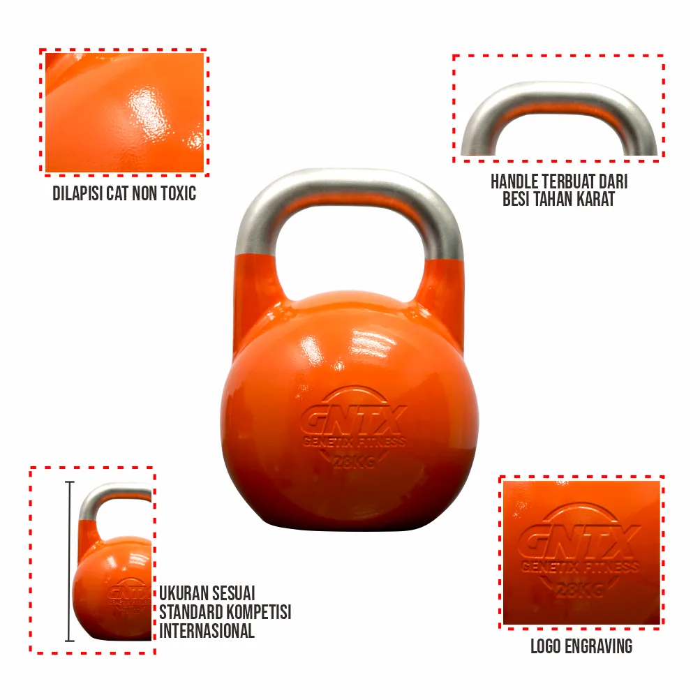 GENETIX FIT Competition Kettlebell 28KG