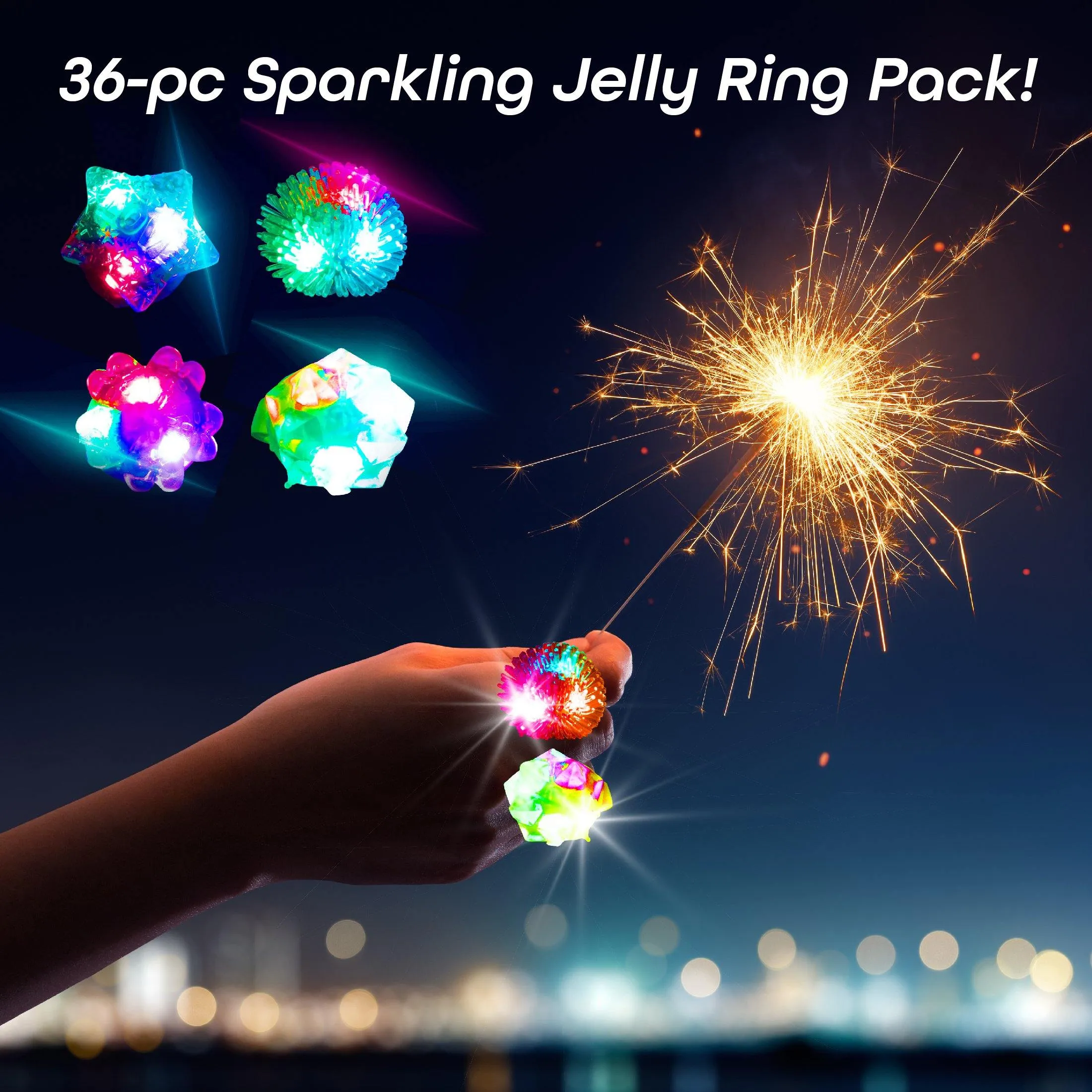 Glitzy Glamping Kit - Unicorn Play Tent, Unicorn Headbands, Jelly Rings and Princess Party Favors